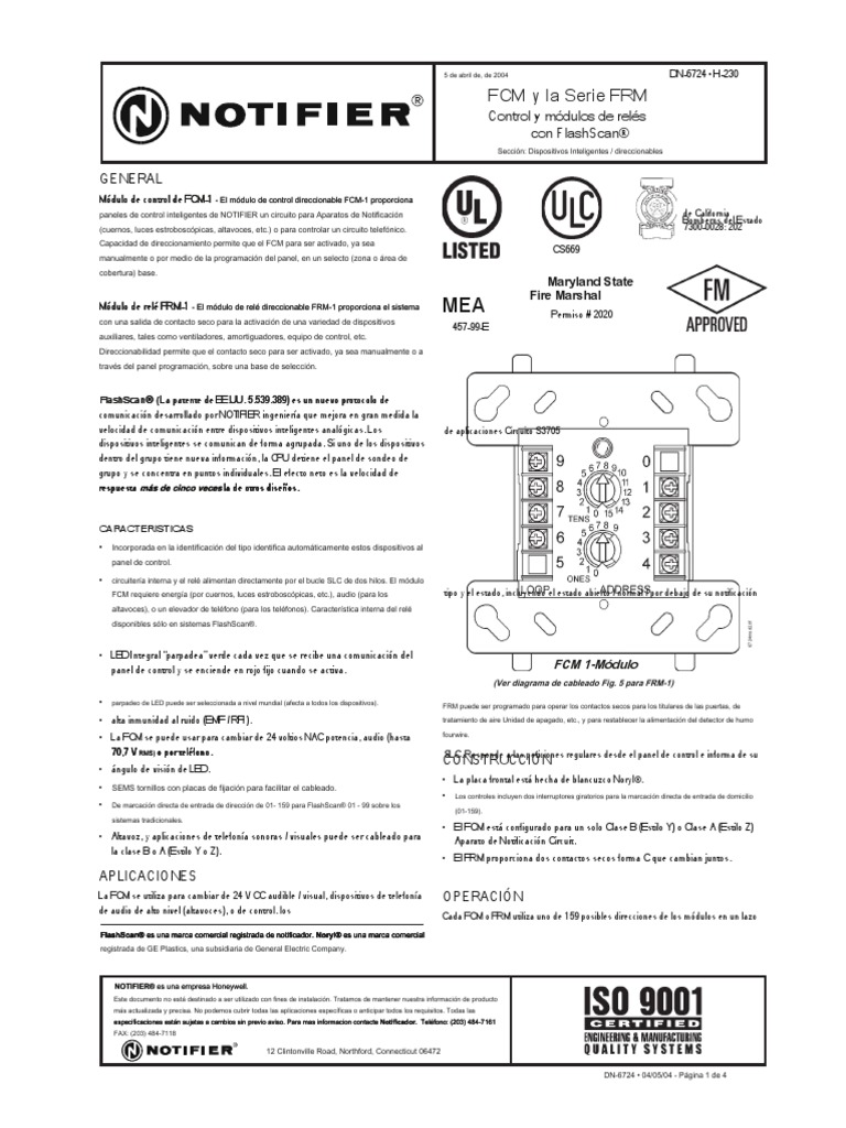 FCM and FRM Control and Relay Modules - En.es | PDF | Relé | Diodo ...