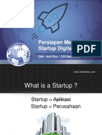 Persiapan Membangun Startup Digital: Oleh: Andi Riza (CEO Netsindo)