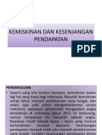 Kemiskinan & Kesenjangan Pendapatan