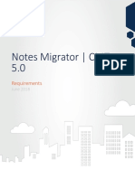 Notes Migrator 5.0 Requirements