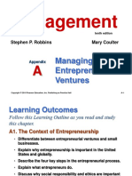 Management: Managing Entrepreneurial Ventures
