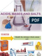 Acid Bases and Salts