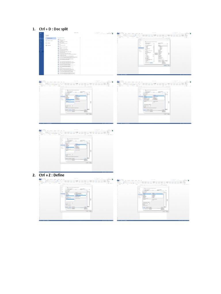 Keyboard Shortcuts Guide | PDF