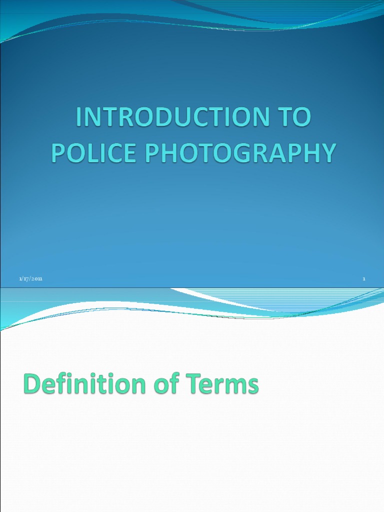 Police Photography by Cabbigat | PDF | Lens (Optics) | Camera
