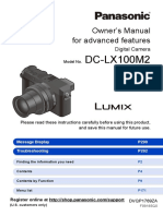 LUMIX LX100 II with 24-75mm LEICA DC Lens Manual