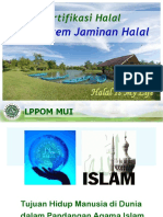 1. Pengantar Sertifikasi Halal Dan SJH 90113