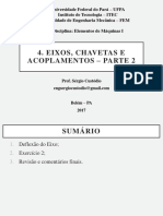 Aula 10 - Eixos, Chavetas e Acoplamentos - Parte 2