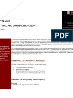 Parasitology Chapter One Intestinal and Luminal Protozoa