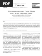Download Delays in Construction Projects by JScanlon SN39468510 doc pdf
