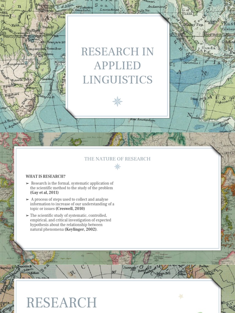 Research in Applied Linguistics | PDF | Quantitative Research ...