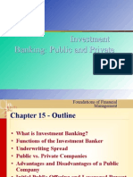 Investment Banking: Public and Private