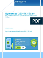 250-513 Administration of Symantec Data Loss Prevention 12 Exam