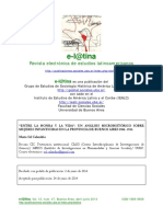 Entre La Honra y La Vida Un Analisis Mi PDF