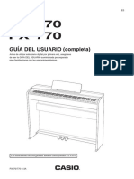 Manual Casio PX770