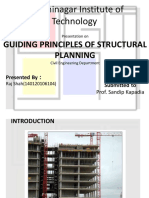 Guiding principles of structural planning
