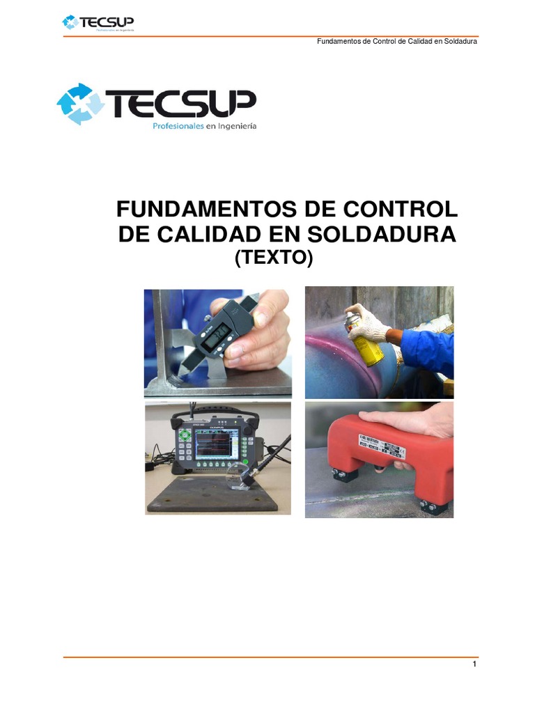 Fundamentos De Control De Calidad En Soldadura Pdf Ultravioleta