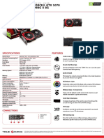 Msi Geforce GTX 1070 Gaming X 8G Datasheet PDF