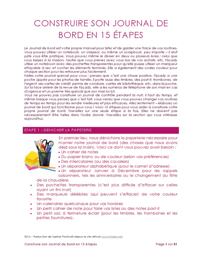 Construire Son Journal de Bord en 15 Étapes  sauce  Céréale
