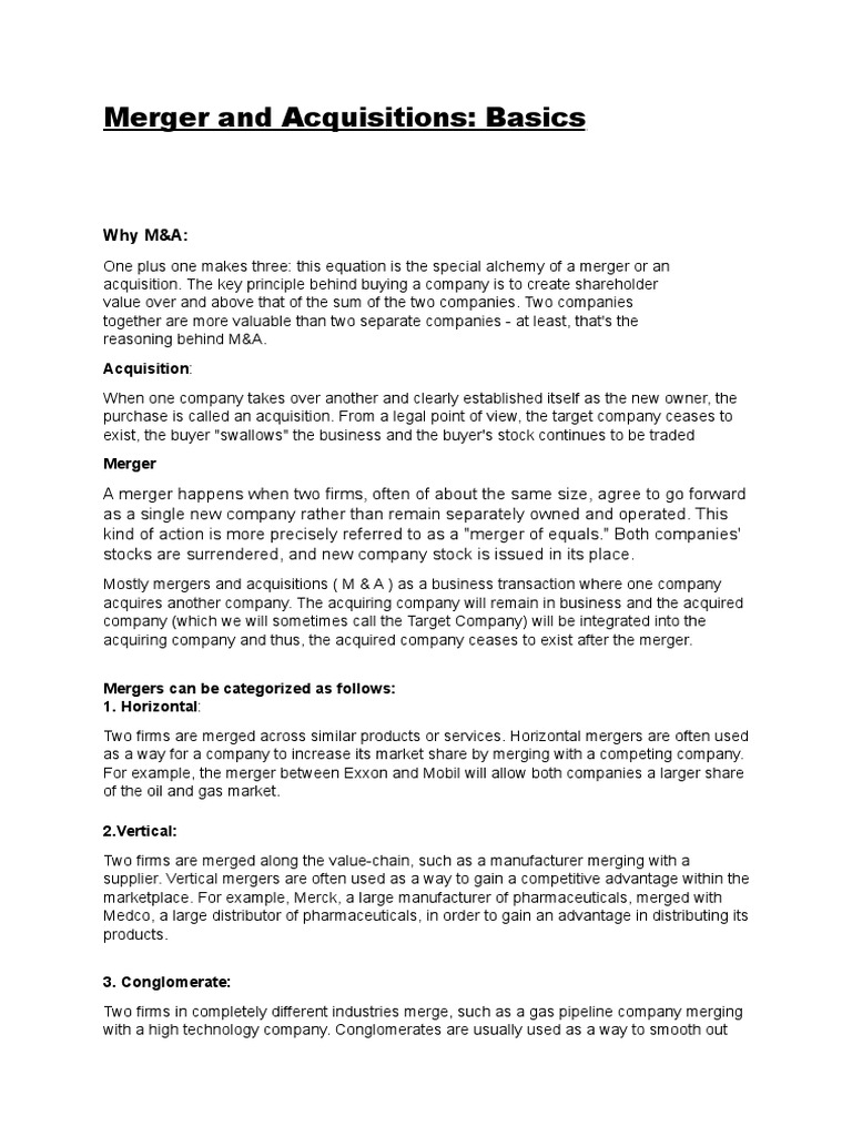 Finance Case Studies | PDF | Leveraged Buyout | Mergers And Acquisitions