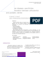 Orofacial Rare Diseases: Specificities of The Collaboration Between Orthodontist and Pediatric Dentist