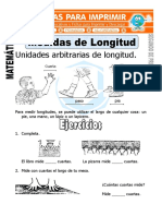 Ficha de Medidas de Longitud para Segundo de Primaria PDF