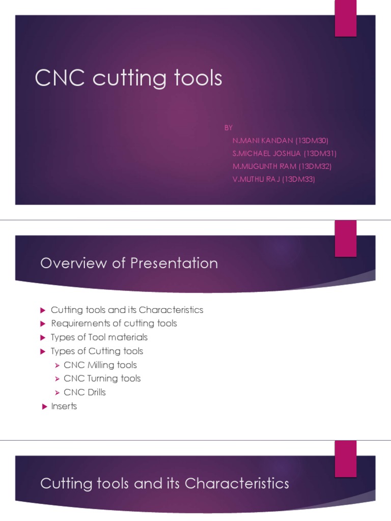 CNC Cutting Tools | PDF | Drilling | Metalworking