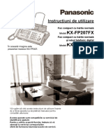 Manual utilizare fax PANASONIC model KX - FP218.pdf