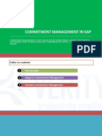 Commitment Management in Sap