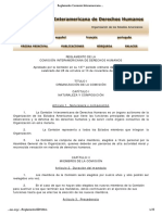 Reglamento Comisión Interamericana de Derechos Humanos