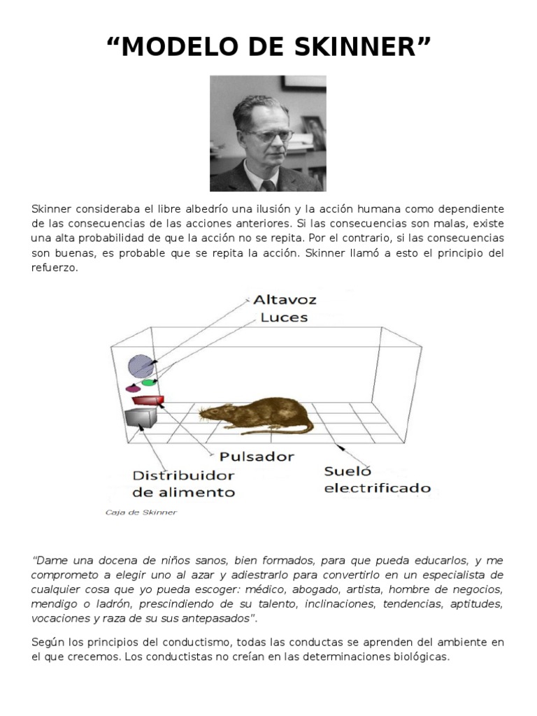 Exposicion Skinner Modelo | PDF | Aparición | Metafísica de la mente