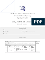 Sukkur Institute of Business Administration University: Department of Electrical Engineering Digital Logic Design Lab