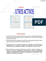 Unidad IV, Filtros Activos