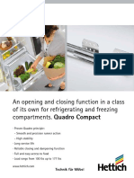 An Opening and Closing Function in A Class of Its Own For Refrigerating and Freezing Compartments