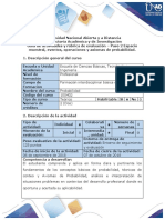 Guía de actividades y rúbrica de evaluación – Paso 2  Espacio muestral, eventos, operaciones y axiomas de probabilidad (1) (1)