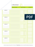 TSML Goal Project Worksheet