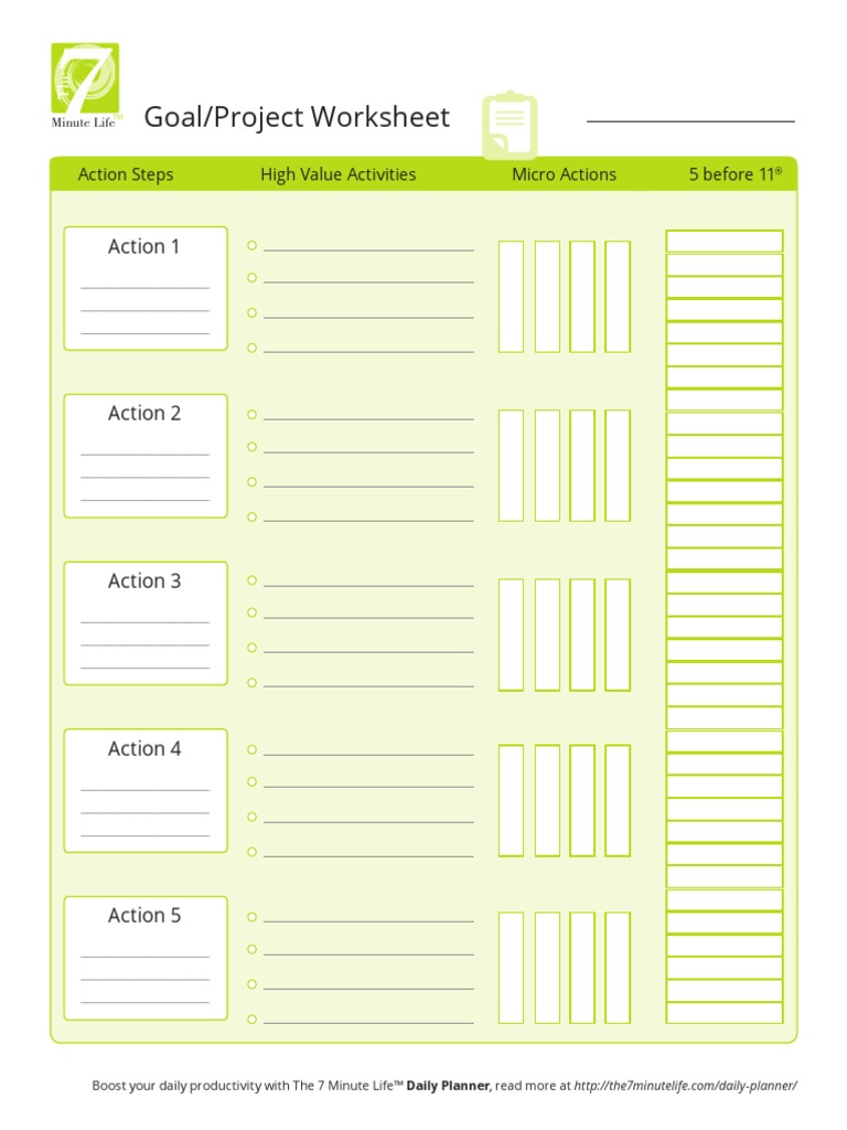 TSML Goal Project Worksheet | PDF | Business | Finance & Money Management