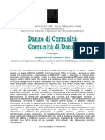 Convegno DES 2009 Danze di Comunità - Comunità di Danze