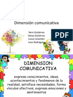 Dimensión Comunicativa - PPTX Diapositivas