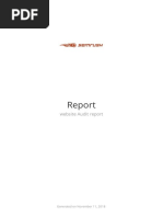 SEMrush PDF Report