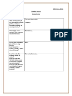 GCSE Music Bronze Writing Frame