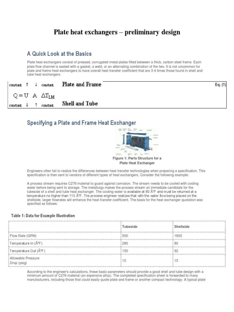 Plate Heat Exchangers | PDF | Heat Exchanger | Heat