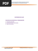 Clase Semana 8 Funciones Matematicas