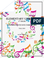 Elementary Unit Plan: 4 Grade Eighth/Sixteenth Note Combinations