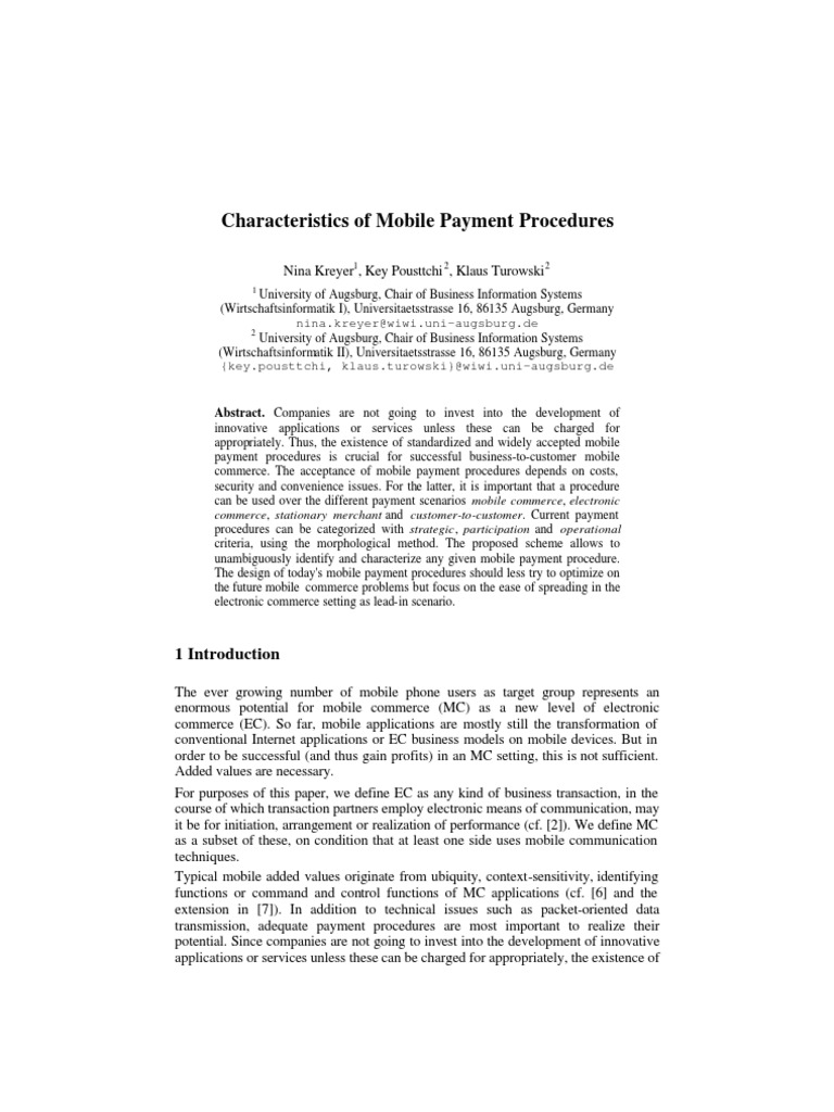 Paper Mobile Payment | PDF | Debit Card | Credit Card