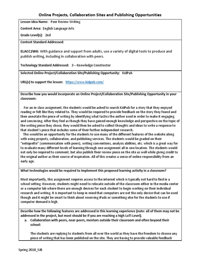 Online Learning Template | PDF | Collaboration | Internet