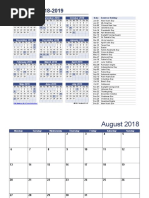 2010-2011 School Calendar | PDF | Observances | Holidays