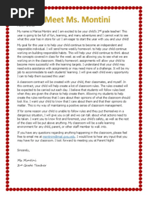 parent letter