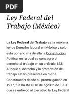 Ley Federal Del Trabajo (México) - Wikipedia, La Enciclopedia Libre