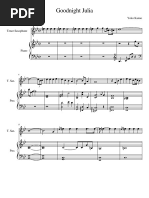 Goodnight Julia Saxophone Music Of The African Diaspora