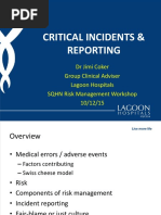 Critical Incident Reporting